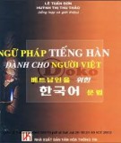 Ebook Ngữ pháp tiếng Hàn dành cho người Việt - Lê Tuấn Sơn, Huỳnh Thị Thu Thảo