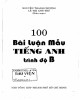 Ebook 100  bài luận mẫu tiếng Anh trình độ B: Phần 1