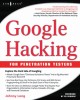 Ebook Google hacking for penetration tester: Part 1