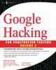 Ebook Google hacking for penetration testers (Volume 2): Part 2