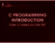 Bài giảng C Programming introduction: Tuần 12 - Mảng và con trỏ