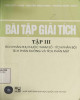 Ebook Bài tập Giải tích (Tập 3): Phần 2