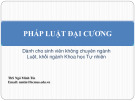 Bài giảng Pháp luật đại cương (Dành cho sinh viên không chuyên ngành Luật, khối ngành Khoa học Tự nhiên) - Bài 1: Nguồn gốc, bản chất, đặc điểm, chức năng của Nhà nước