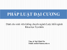 Bài giảng Pháp luật đại cương (Dành cho sinh viên không chuyên ngành Luật, khối ngành Khoa học Tự nhiên) - Bài 10: Pháp luật phòng chống tham nhũng