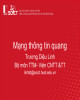 Bài giảng Mạng thông tin quang - Trương Diệu Linh