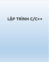 Giáo trình Lập trình C/C++