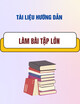 Tài liệu hướng dẫn làm bài tập lớn học phần An toàn bảo mật thông tin