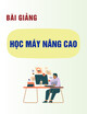 Bài giảng Học máy nâng cao - TS. Tạ Quang Chiểu
