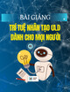 Bài giảng Trí tuệ nhân tạo (A.I) dành cho mọi người – ThS. Nguyễn Ngọc Tú