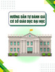 Hướng dẫn tự đánh giá cơ sở giáo dục đại học