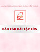 Báo cáo bài tập lớn: Ứng dụng quản lý sinh viên