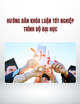 Hướng dẫn Khóa luận tốt nghiệp (học thuật, ứng dụng) - Trình độ đại học